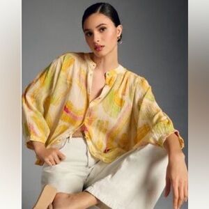 Anthropologie Pilcro Sidney Bat Wing Top Size S